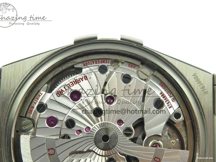 0423 Constellation 38mm SS VSF 1:1 Best Edition White Textured Dial on SS Bracelet A8500 Super Clone EasyCare 7919